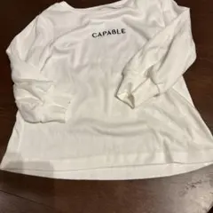 子供用130センチ、白のTシャツ