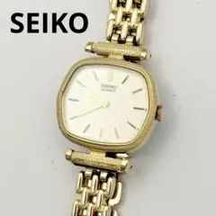 SEIKO 1400-7120 ゴールド クォーツ レディース腕時計 270のサムネイル