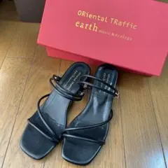 【中古】オリエンタルトラフィック　サンダル　黒　サイズS