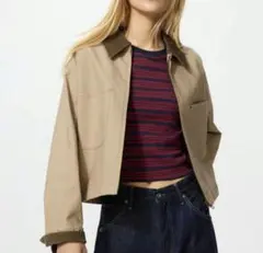 UNIQLO ジップアップショートジャケットのサムネイル