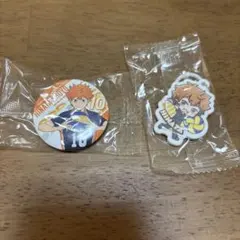 ハイキュー　くら寿司　缶バッジ　めじるしチャーム　日向翔陽