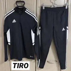 【セットアップ】adidas/アディダス TIRO Sサイズ/ブラック/サッカー