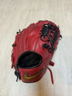 Nike 少年 軟式グローブ レッド　SIGNATURE MODEL