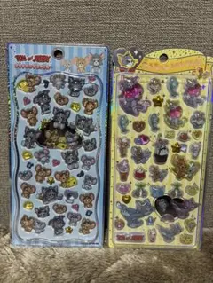 トムとジェリー プチドロップステッカー うるちゅるポップシール