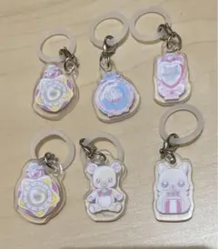 ❁*❁様 プリキュアあそーと　ふらっとめじるしアクセサリー6個セット