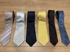 有名ブランド等ネクタイ6本セット