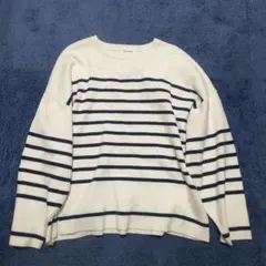 shop tk ストライプニットセーターのサムネイル