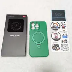 匿名配送✨iPhone 15 Pro Max ケース Magsafe グリーン