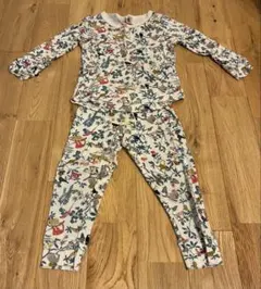 PETIT BATEAU 長袖パジャマ セットアップ　2ansのサムネイル