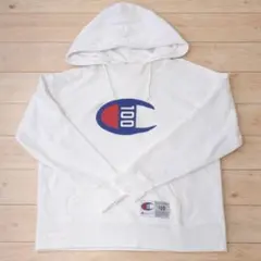 Champion 100周年 Cロゴ 裏起毛パーカー Lサイズ