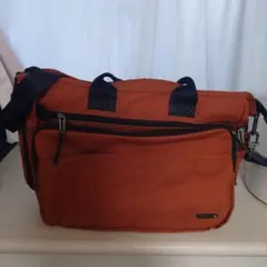 オレンジ メッセンジャーバッグACE GENE