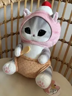 新品　可愛い❤︎ mofusand ❤︎アイスにゃん　BIGぬいぐるみ