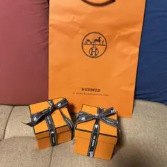 HERMES リング用　ギフトボックス2個セット