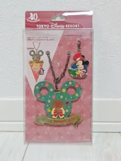 東京ディズニーランド 40周年 クリスマス バッグチャーム