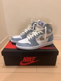 NIKE Air Jordan 1 26cm 値下げ可　水色デニムスニーカー