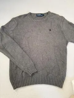 ラルフローレン　セーター　ニット　グレー