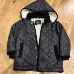 HUSHUSH フード付きキルティングコート 100cm