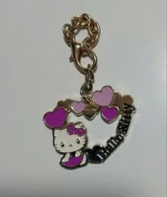 ハロー キティ　キーチェーン　USJ限定　キーホルダー　キャラクター　ハート