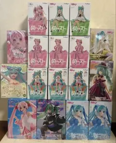 初音ミク 桜ミク プライズ フィギュア ぬーどるストッパー 17体セット