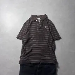 00s Abercrombie & Fitch striped poloのサムネイル