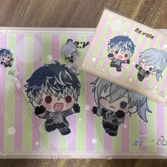 コラボカフェ　アクリルマドラー　ステッカー　クリアシート　Re:valeセット