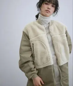 MA-1 ボアリバーシブルコート