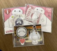 Happyくじ ベイマックス F賞 アクリルスタンドI賞ダイカットステッカー