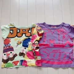 ♡JAM♡駄菓子いっぱい&プリント　Tシャツ　size80のサムネイル