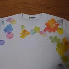 フラワープリント Tシャツ