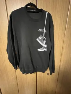 KRHYME DENIM XL ブラック トレーナー