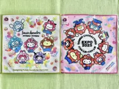 【新品未開封】大阪関西万博★ミニタオル ミャクミャク サンリオ 2種セット