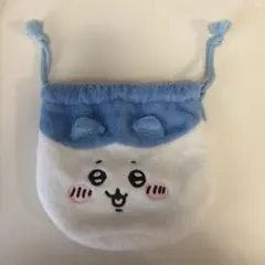 ハチワレ　フェイス巾着　ちいかわ