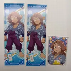 【即購入◎】忍たま　義丸（兵庫水軍）缶バッジ・ロングステッカー