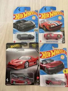 R*読様 Hot Wheels Ferrari Racer 2台セット - メルカリ