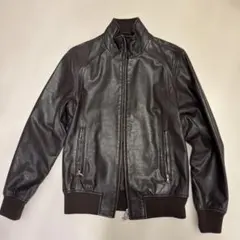 UNITED ARROWS シングルライダース　ジャケット ダークブラウン　S