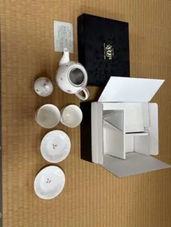たち吉 アダムとイヴ 金銀絵付きペア茶器セットのサムネイル