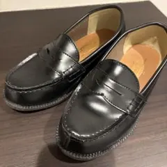 黒いローファー 20cm