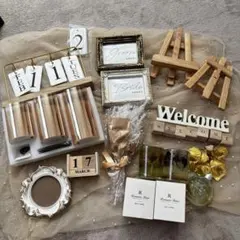 結婚式　ウェディング　ウェルカムスペース　小物