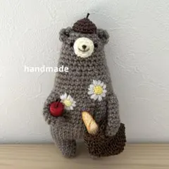 ハンドメイド/あみぐるみ/くま