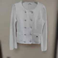 courreges★春ホワイト ダブルボタン ジャケット