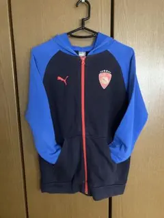 PUMA フルジップ フード付きジャージ 160のサムネイル