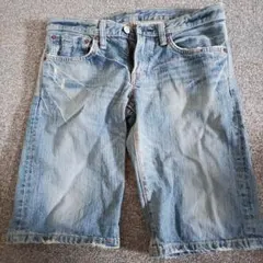 EDWIN レディース ハーフデニムパンツ 日本製