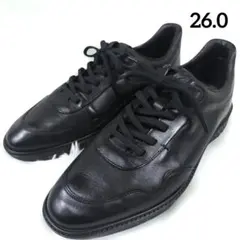 ✨極美品✨ エコー S.T.1 レザースニーカー クッション 黒 ST1