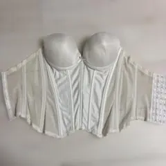 KURAUDIA ホワイト コルセット ブライダルインナー