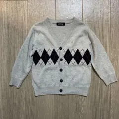 kladskap klädsskap アーガイル柄カーディガン