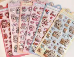 新作♡匿名配送　ラブブシール　ボンボンドロップシール　6点セット　LABUBU