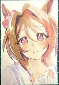 ウマ娘　サクラチトセオー　手描きイラスト