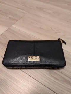 COLE HAAN ブラックレザー長財布