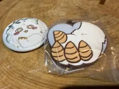ちいかわ、あのこのキャラクター 缶バッジ & アクリルキーホルダー セット