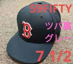 ツバ裏グレー ニューエラ レッドソックス キャップ old authentic